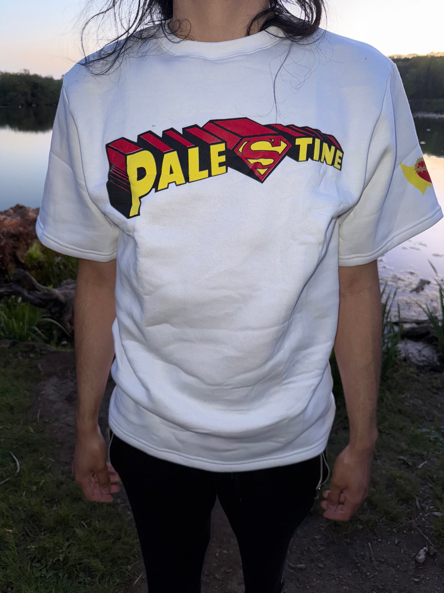 Super Palestine Tee - NONPROFIT - 100% Net Profits to SPOTLIGHT HUMANITY