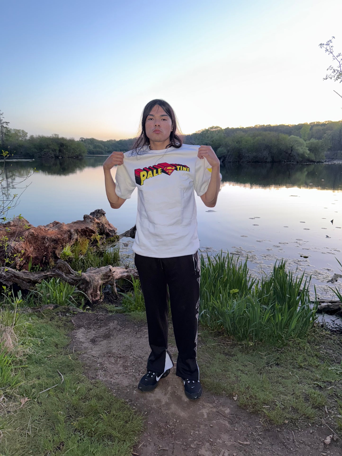 Super Palestine Tee - NONPROFIT - 100% Net Profits to SPOTLIGHT HUMANITY